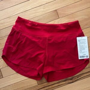 Lululemon Athletica Red Athletic Shorts
